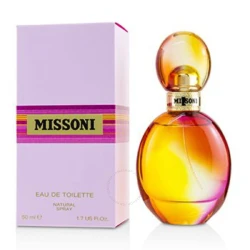 Missoni Eau De Toilette Spray for Women Sensual Luminous Fragrance 50ml Ideal Gift
