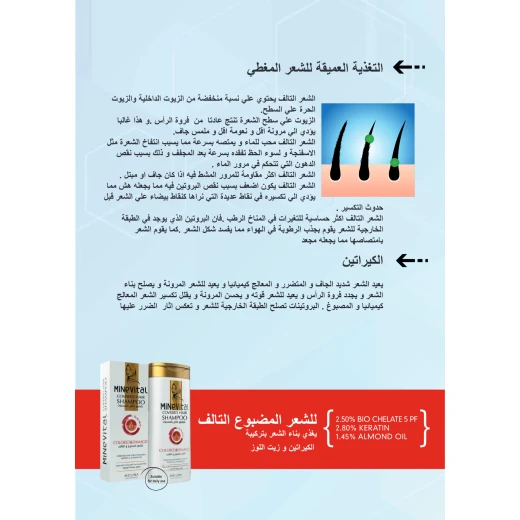 شامبو الشعر المحجبات 300 مل من مينيفيتال ، - مينيفيتال - Image 6