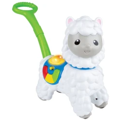 WinFun Pushing Toy, Little Alpaca Design