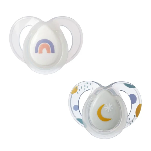 Tommee Tippee 18-36m Night Time Soother , 2 Pieces Tommee Tippee 18-36m Night Time Soother , 2 Pieces