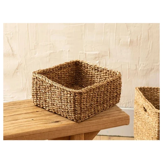 سلة ناتشورال ستوري، لون بني، 22 × 22 × 10 سم من انجلش هوم سلة ناتشورال ستوري، لون بني، 22 × 22 × 10 سم من انجلش هوم