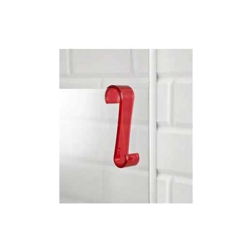 Primanova Curved Towel Hook, Red Color Primanova Curved Towel Hook, Red Color