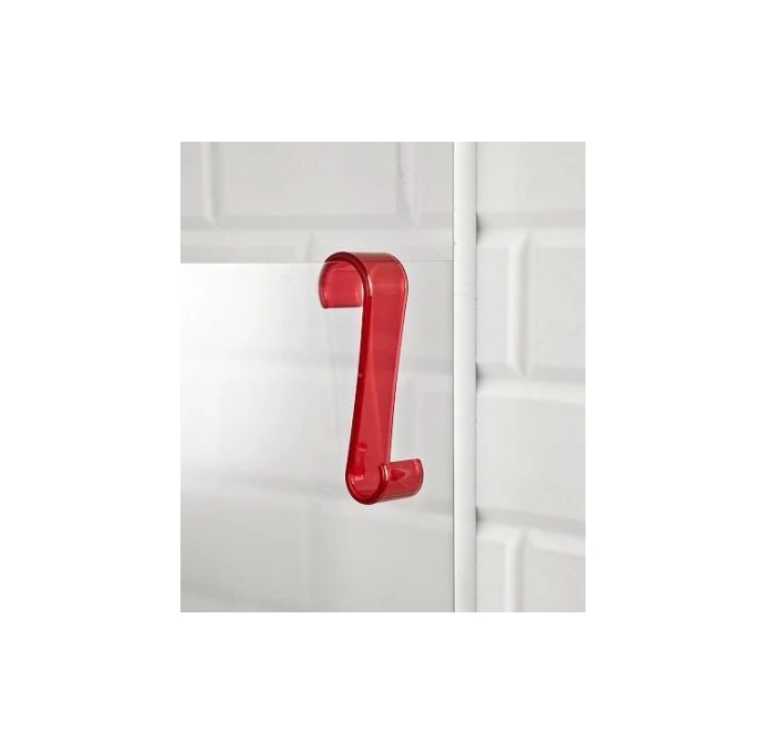 Primanova Curved Towel Hook, Red Color - Primanova