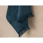 منشفة مارا قطني للوجه, لون بترولي, 50*70 سم من انجلش هوم - انجلش هوم