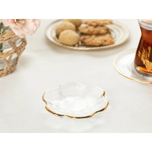 طبق مقبلات زجاج نادية, 8*8*38 سم من انجلش هوم - انجلش هوم - Image 3