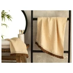 طقم مناشف وجه قطن فانيسا, لون بيج, 30*40+ 50*70 سم, قطعتان من انجلش هوم - انجلش هوم