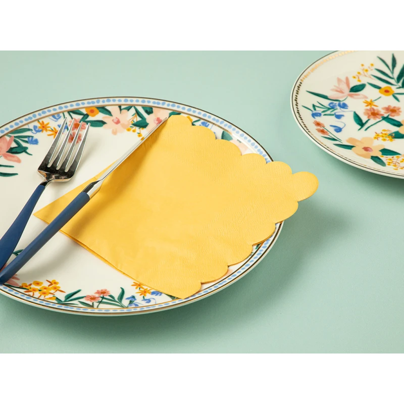 مناديل ورقية فاستيفال, 33*33 سم, اصفر, 20 قطعة من انجلش هوم - انجلش هوم