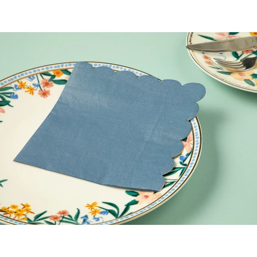 مناديل ورقية فاستيفال, 33*33 سم, ازرق, 20 قطعة من انجلش هوم مناديل ورقية فاستيفال, 33*33 سم, ازرق, 20 قطعة من انجلش هوم