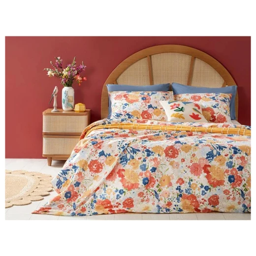 طقم غطاء لحاف سبرينج جاردن قطن سوبر كينج, 220* 260 سم, 3 قطع من انجلش هوم طقم غطاء لحاف سبرينج جاردن قطن سوبر كينج, 220* 260 سم, 3 قطع من انجلش هوم