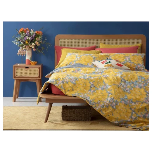طقم غطاء لحاف باتركاب قطن كينج, 220* 240 سم, 3 قطع من انجلش هوم طقم غطاء لحاف باتركاب قطن كينج, 220* 240 سم, 3 قطع من انجلش هوم