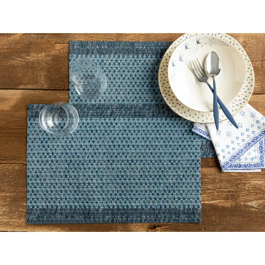مفرش طاولة بوليستر عصري, 30*45 سم, ازرق, قطعتين من انجلش هوم مفرش طاولة بوليستر عصري, 30*45 سم, ازرق, قطعتين من انجلش هوم