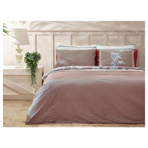 طقم غطاء لحاف قطني بحجم كينغ تويلي دي جوي, 220* 240 سم, 3 قطع من انجلش هوم - انجلش هوم - Image 2