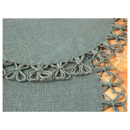مفرش طاولة من الجوت, 37*5*15 سم, اخضر, قطعتين من انجلش هوم - انجلش هوم - Image 2