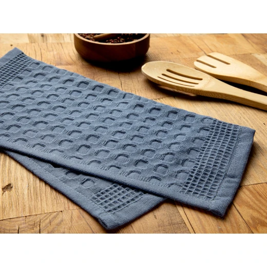 فوطة تجفيف قطن, لون ازرق, 30* 30 سم من انجلش هوم - انجلش هوم - Image 2