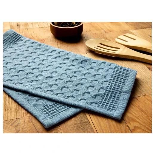 فوطة تجفيف قطن, لون ازرق فاتح, 30* 30 سم من انجلش هوم - انجلش هوم - Image 2