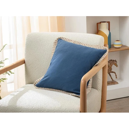 غطاء وسادة أنابيب الجوت من مارين جريتا 45 × 45 سم نيلي من انجلش هوم غطاء وسادة أنابيب الجوت من مارين جريتا 45 × 45 سم نيلي من انجلش هوم