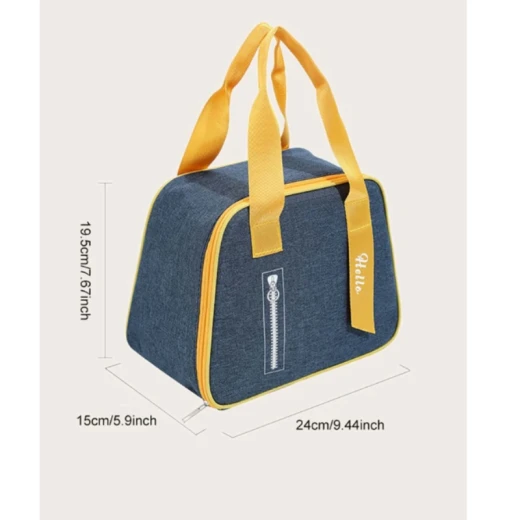 Amigo Lunch Bag, Navy Blue Color - Amigo - Image 2