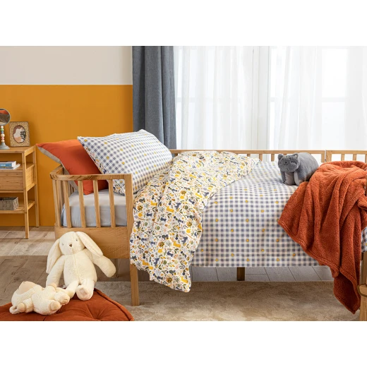 طقم غطاء لحاف قطني للاطفال, 160*220 سم من انجلش هوم - انجلش هوم - Image 3