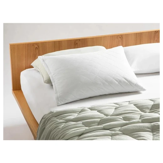 واقي وسادة قطن مبطن, 50 * 70 سم من انجلش هوم واقي وسادة قطن مبطن, 50 * 70 سم من انجلش هوم