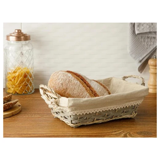 سلة خبز, لون بني فاتح, 28*20*9 سم من انجلش هوم سلة خبز, لون بني فاتح, 28*20*9 سم من انجلش هوم
