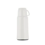 Helios Elegance 1L Vacuum Flask - White - Helios
