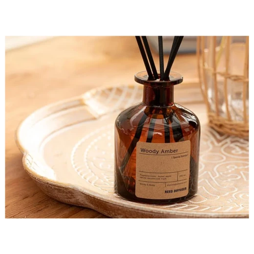 معطر غرف ستيك بعطر العنبر الخشبي, 250 مل من إنجلش هوم - انجلش هوم - Image 3