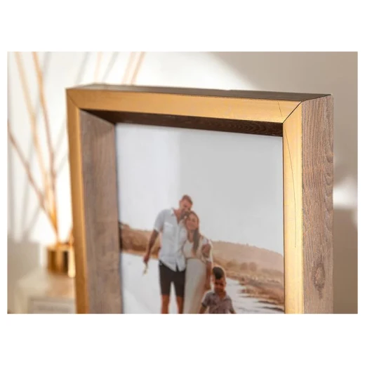 إطار بانسي ، 17.8 × 22.8 × 1.8 سم ، ذهبي من انجلش هوم - انجلش هوم - Image 3