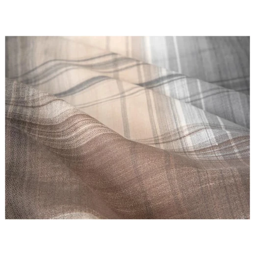 طقم غطاء لحاف قطني منقوش مزدوج, لون بيج, 200* 220 سم من انجلش هوم - انجلش هوم - Image 2