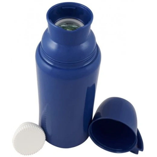 Helios Elegance 1L Vacuum Flask - Blue - Helios - Image 5