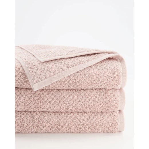Cawo Pure Guest Towel, Light Pink Color, 30*50 Cm - Cawo - Image 2