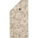 Cawo Two-Tone Hand Towel, Beige Color, 50*100 Cm - Cawo