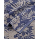 Cawo Two-Tone Hand Towel, Blue Color, 50*100 Cm - Cawo