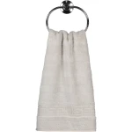 Cawo Noblesse Uni Hand Towel, Light Grey Color, 50*100 Cm - Cawo