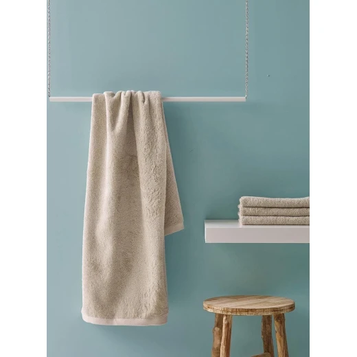 Aquanova London Aquatic Bath Towel, Beige Color, 70*130 Cm - Aquanova - Image 2