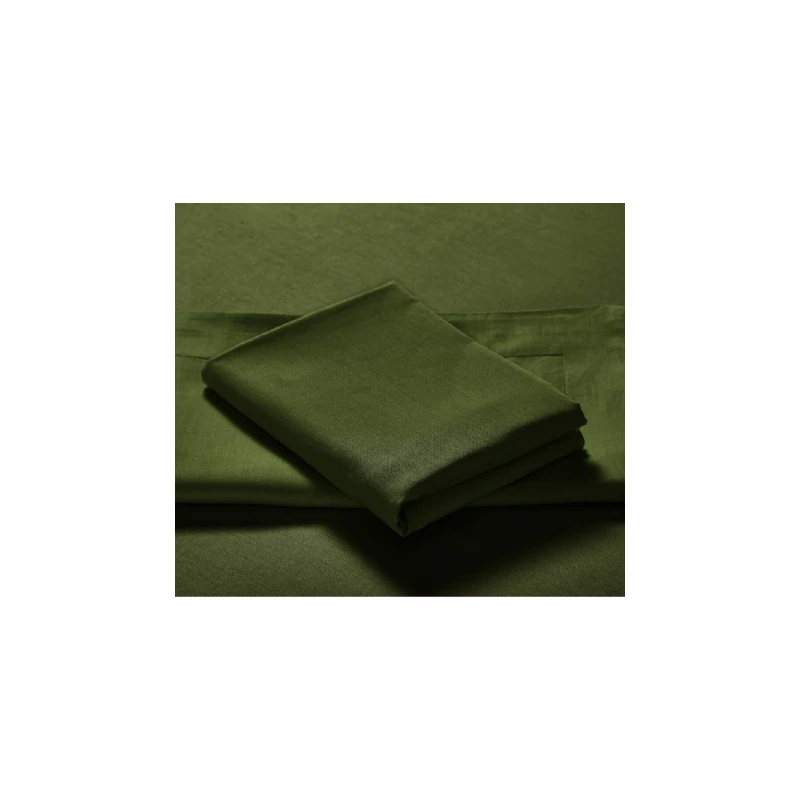 Armn Vero Set Of 2 Pillow Cases Shams, Olive Green - Armn