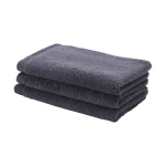 Aquanova London Aquatic Guest Towel, Dark Grey Color, 30*50 Cm - Aquanova