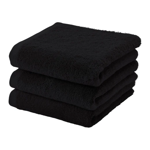 Aquanova London Aquatic Hand Towel, Black Color, 55*100 Cm Aquanova London Aquatic Hand Towel, Black Color, 55*100 Cm