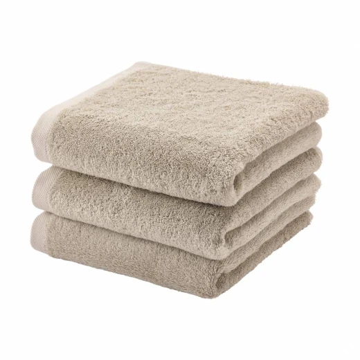 Aquanova London Aquatic Hand Towel, Beige Color, 55*100 Cm Aquanova London Aquatic Hand Towel, Beige Color, 55*100 Cm