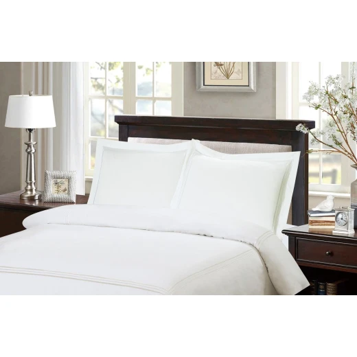 Armn Nature Soft Pillowcase Set, Queen 50*70cm, White, 2 Pieces