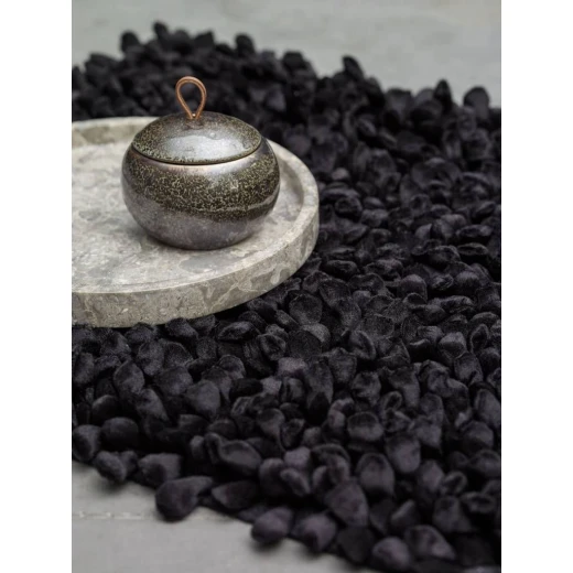 Aquanova Rocca Bath Mat, Black Color, 60*100 Cm - Aquanova - Image 3