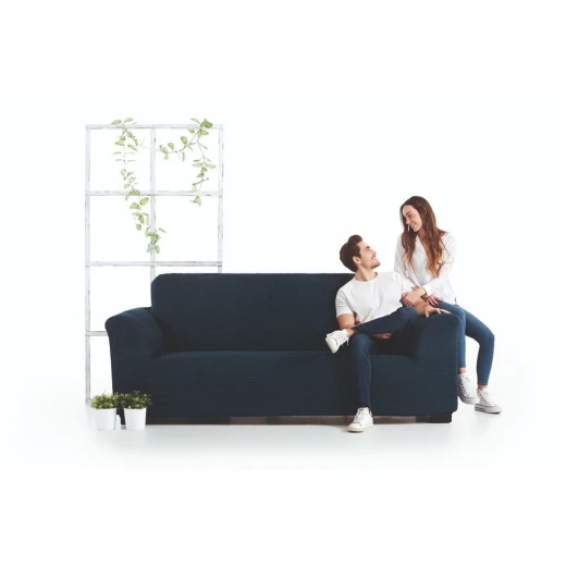 Armn Milos Sofa Cover, 3-seater, Blue Color - Armn - Image 2