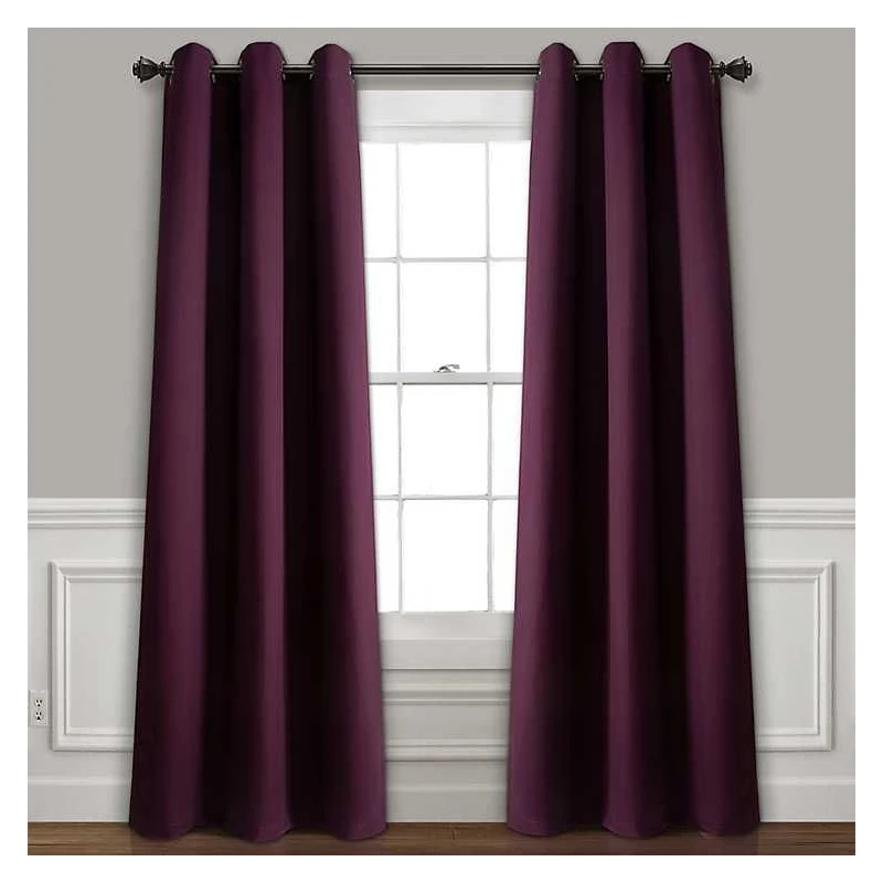 Armn Eclipse Single Curtain, Dark Purple Color, 140*265 Cm - Armn