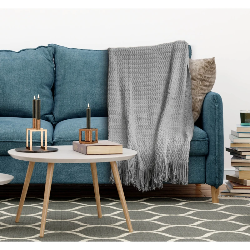 ARMN Burton 140*160 Cm Throw -Grey - Armn