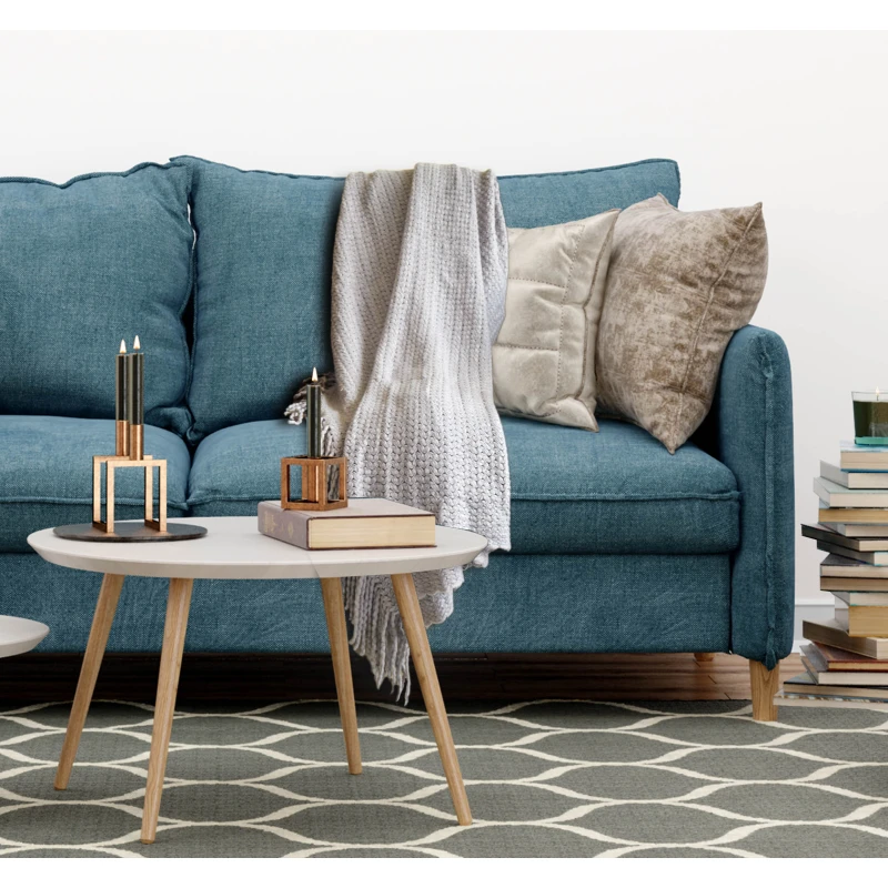 ARMN Burton 150*160 Cm Throw -Haze Blue - Armn