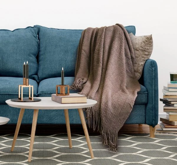 ARMN Burton 120*150 Cm Throw -Grey - Armn