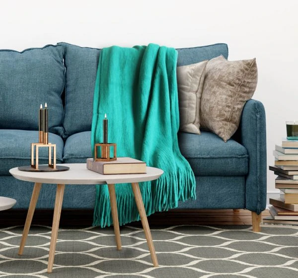 ARMN Burton 120*150 Cm Throw -Light Green - Armn