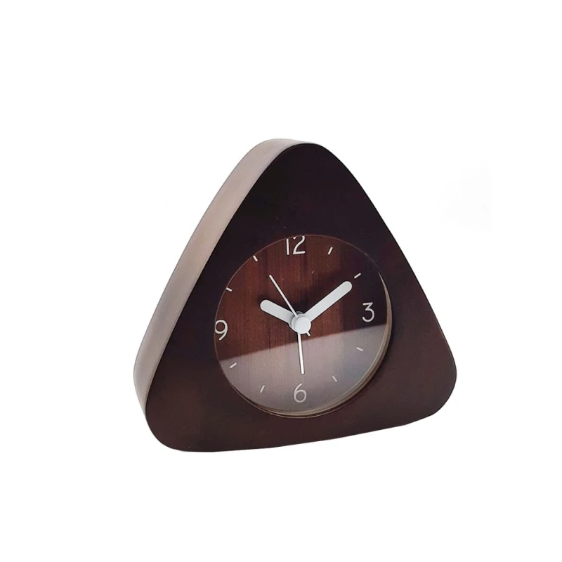 ARMN Chelsea Triangular Table Clock - Brown - Armn