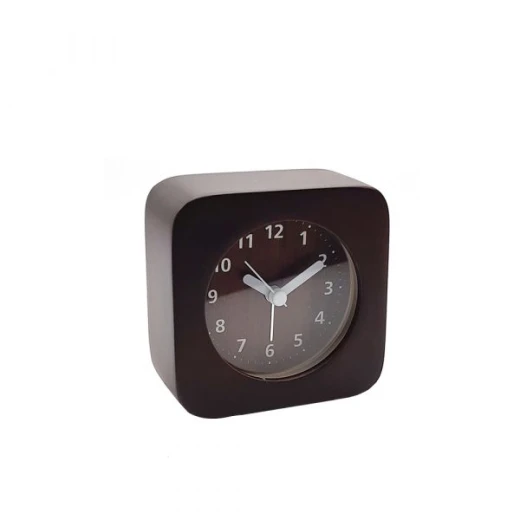 ARMN Chelsea Square Table Clock - Brown ARMN Chelsea Square Table Clock - Brown