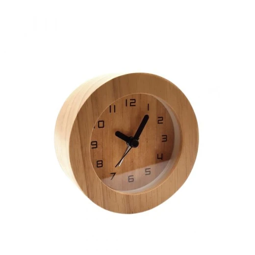 ARMN Chelsea Round Table Clock - Beige ARMN Chelsea Round Table Clock - Beige
