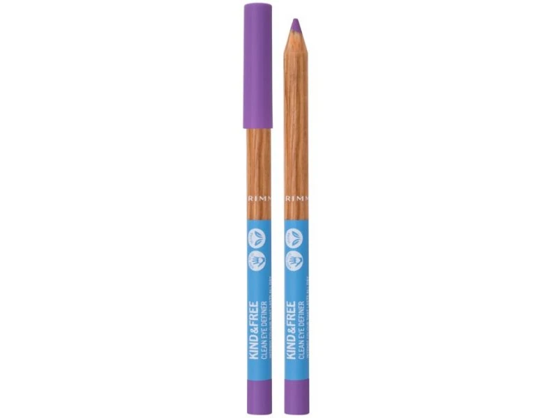 Rimmel London Kind & Free Clean Eye Definer Vegan Eyeliner Pencil Makeup Long Lasting HD Look - Rimmel London